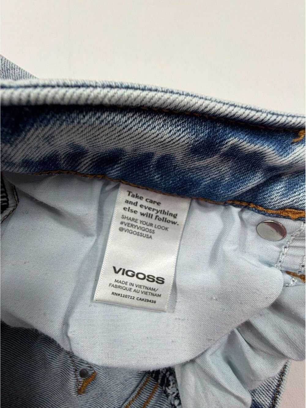 Vigoss Light Wash Skinny Jeans Size 27 - Picture 6 of 10
